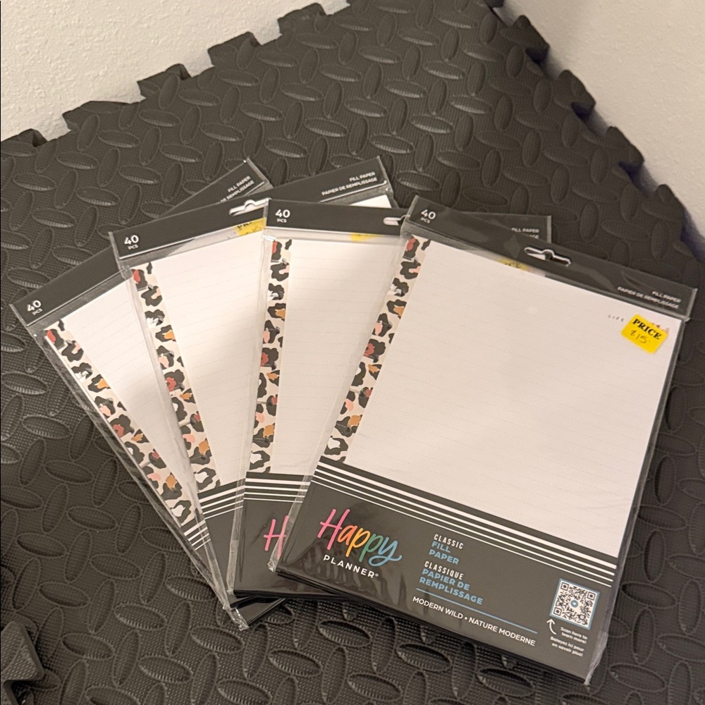Happy Planner Leopard Print Filler Paper